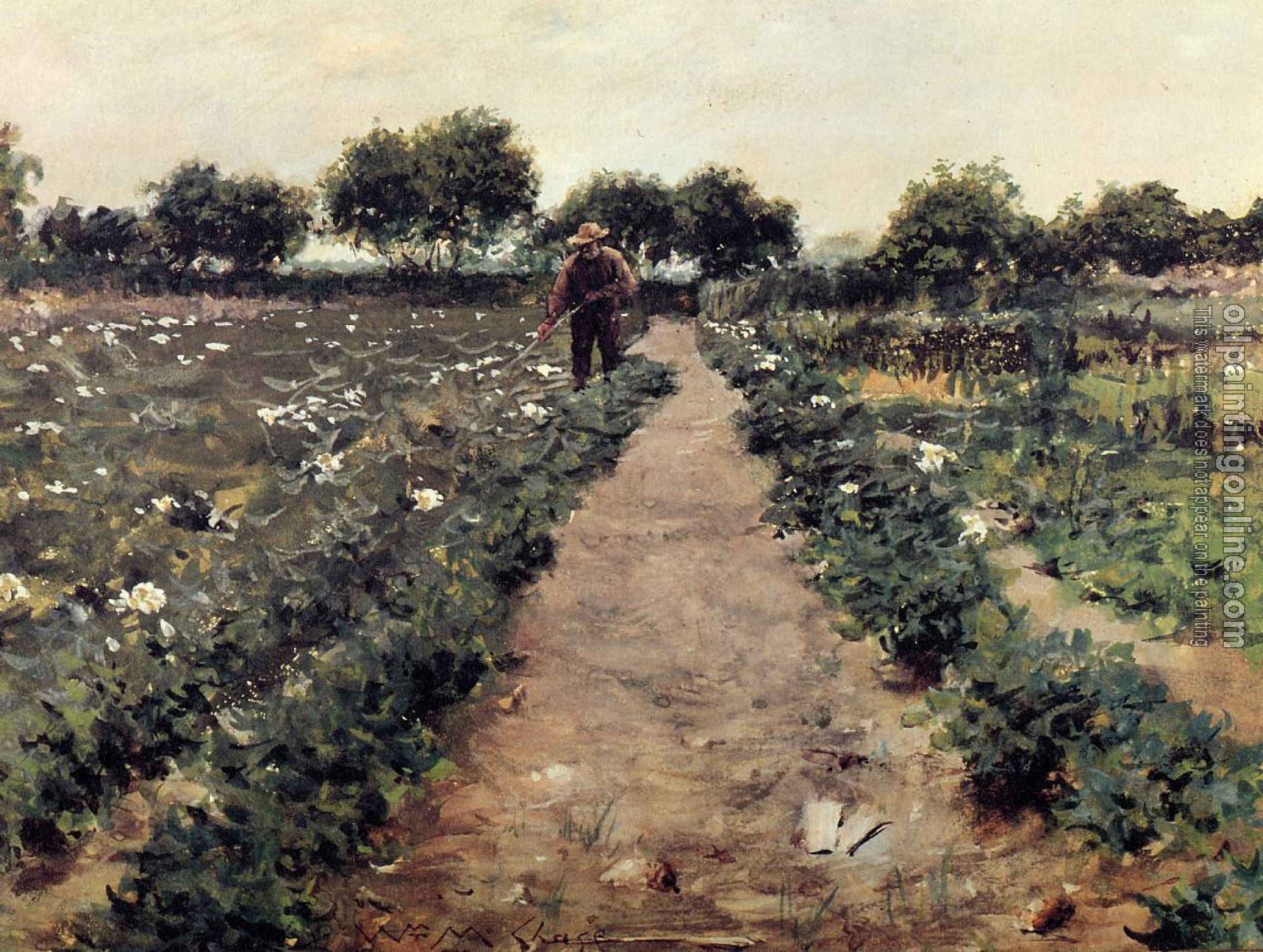 Chase, William Merritt - The Potato Patch aka Garden Shinnecock